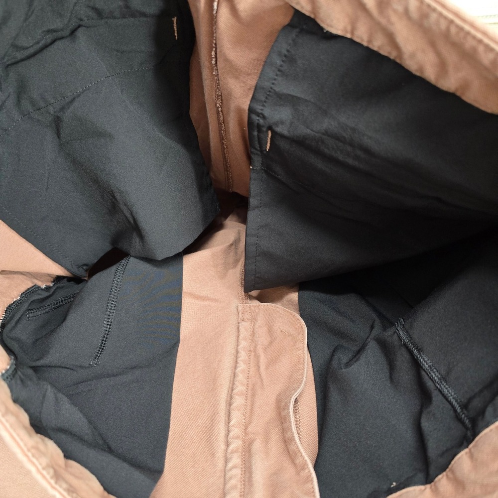 Lululemon Commission Pant Men 36 Clay Tech Canvas Slim Straight LM5ACNS Gorpcore - Picture 7 of 10